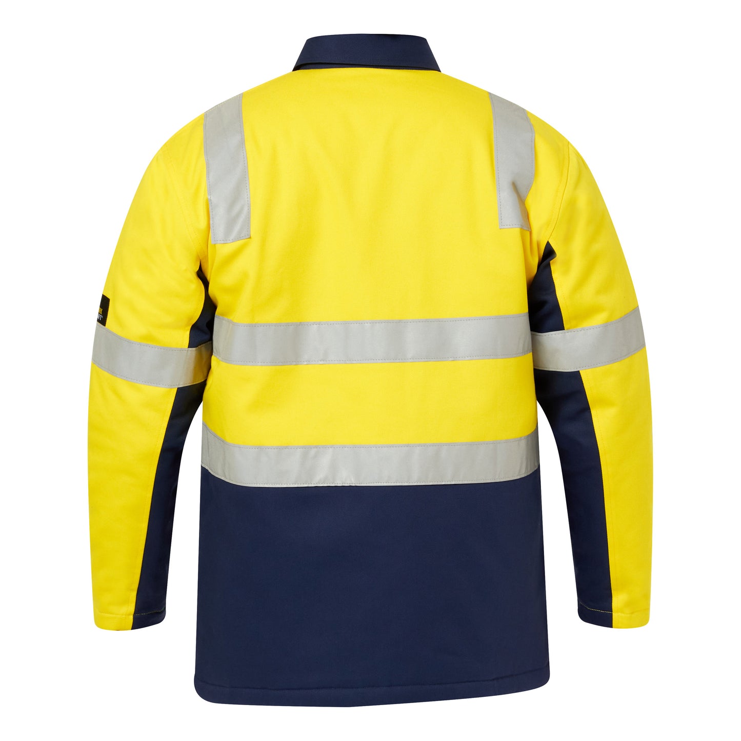 Workcraft Unisex HiVis Cotton Drill Jacket with Tape