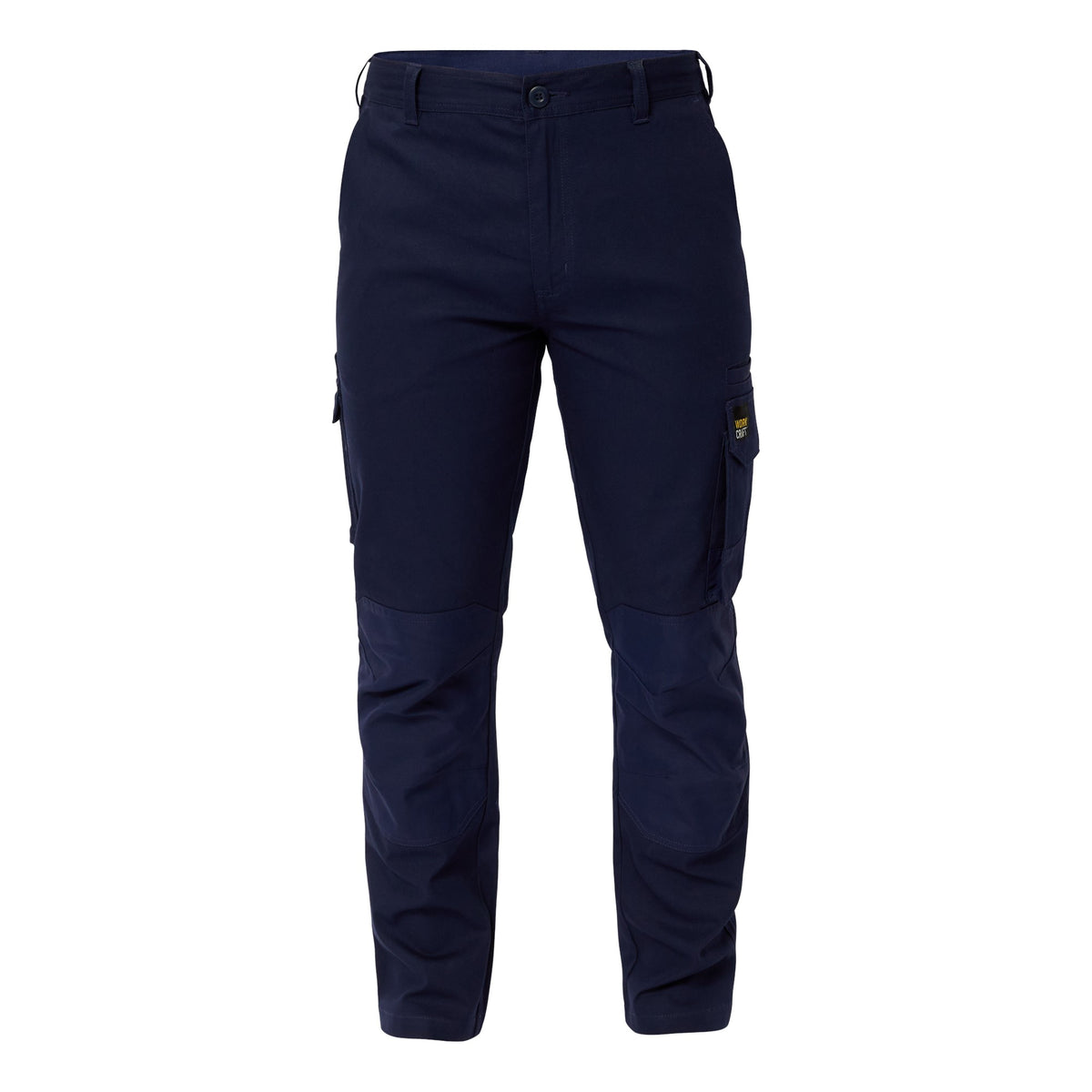 Workcraft Men's Cotton Drill Stretch Cargo Pants