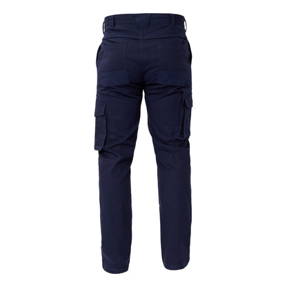 Workcraft Men's Cotton Drill Stretch Cargo Pants