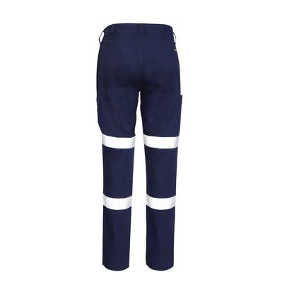 Workcraft Men's Cotton Drill Stretch Cargo Taped Pants