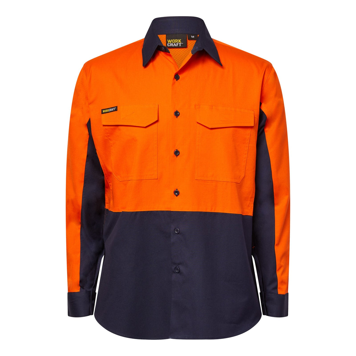 Workcraft Ripstop HiVis Long Sleeve Shirt