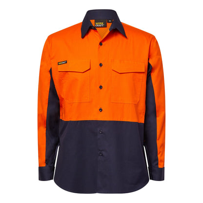 Workcraft Ripstop HiVis Long Sleeve Shirt