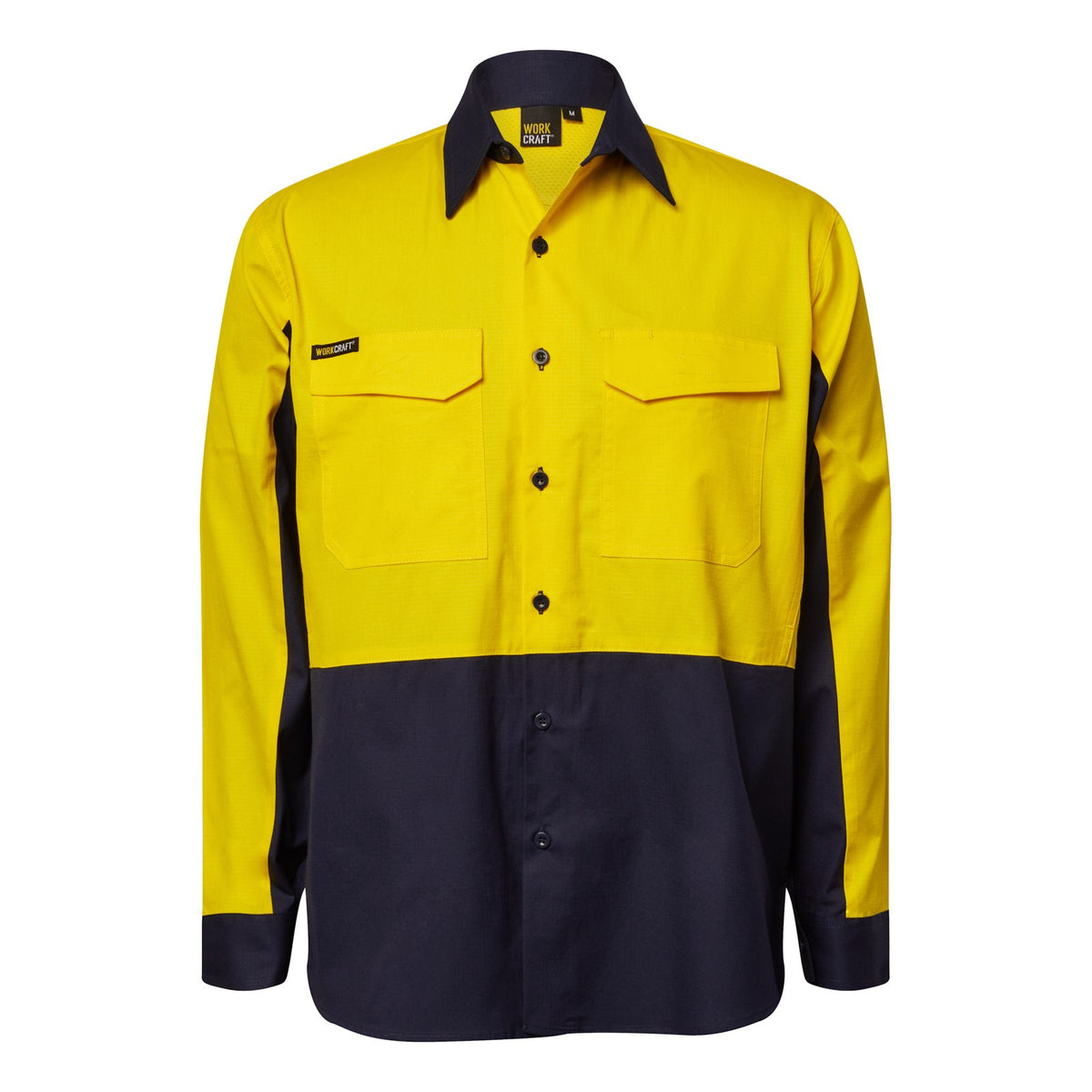 Workcraft Ripstop HiVis Long Sleeve Shirt