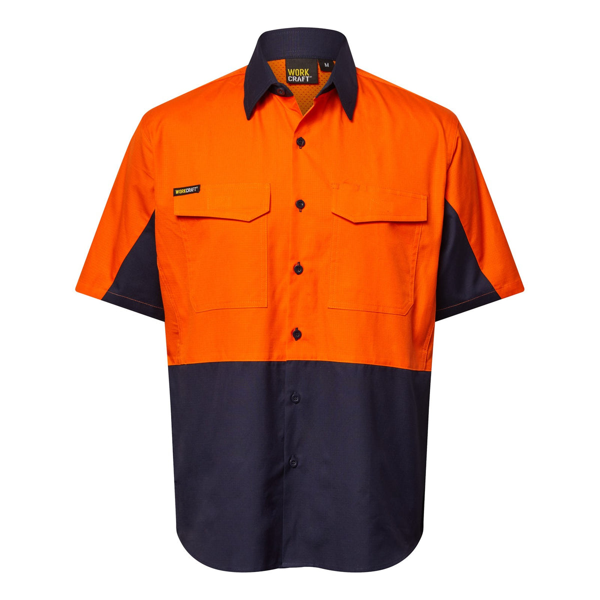 Workcraft Ripstop HiVis Short Sleeve Shirt