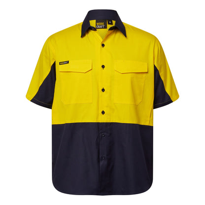 Workcraft Ripstop HiVis Short Sleeve Shirt
