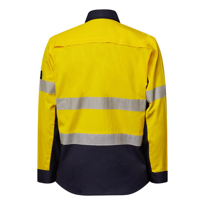 Workcraft Ripstop HiVis Long Sleeve Taped Shirt
