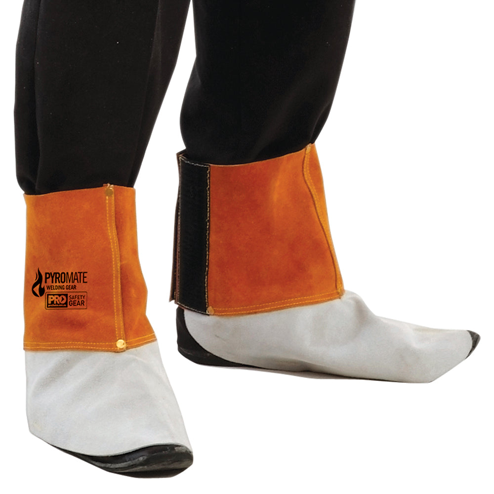 Pyromate Mini ProChoice Pyromate® Welders Leather Spats – Dandenong Workwear