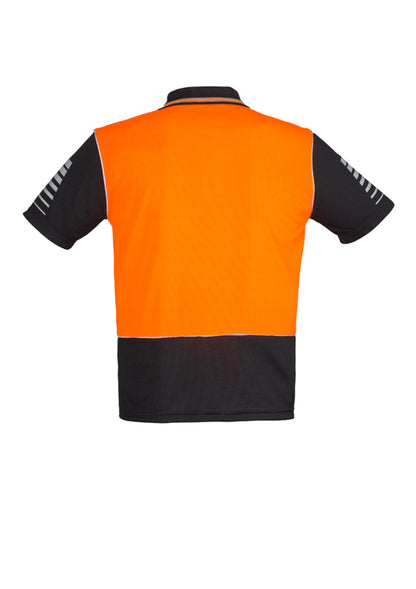 Syzmik Zone HiVis Microfibre Short Sleeve Polo - ZH236