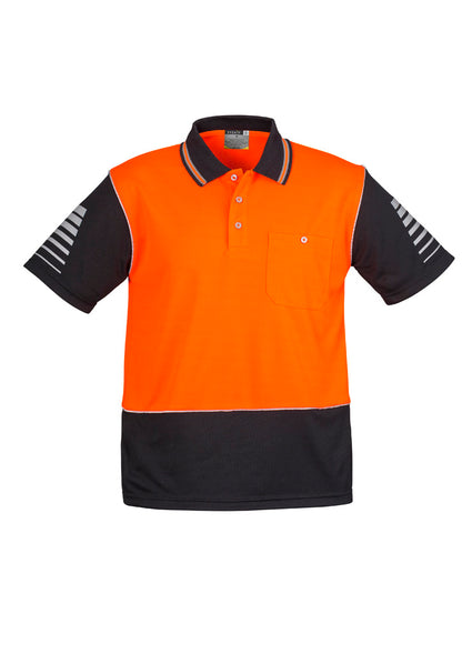 Syzmik Zone HiVis Microfibre Short Sleeve Polo - ZH236