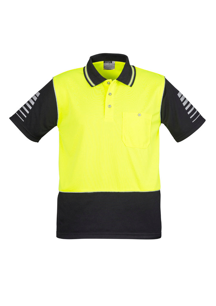Syzmik Zone HiVis Microfibre Short Sleeve Polo - ZH236