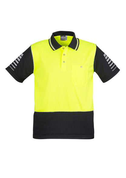 Syzmik Zone HiVis Microfibre Short Sleeve Polo - ZH236
