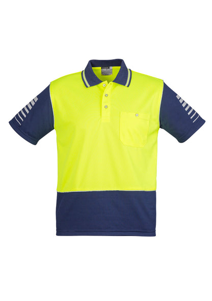 Syzmik Zone HiVis Microfibre Short Sleeve Polo - ZH236
