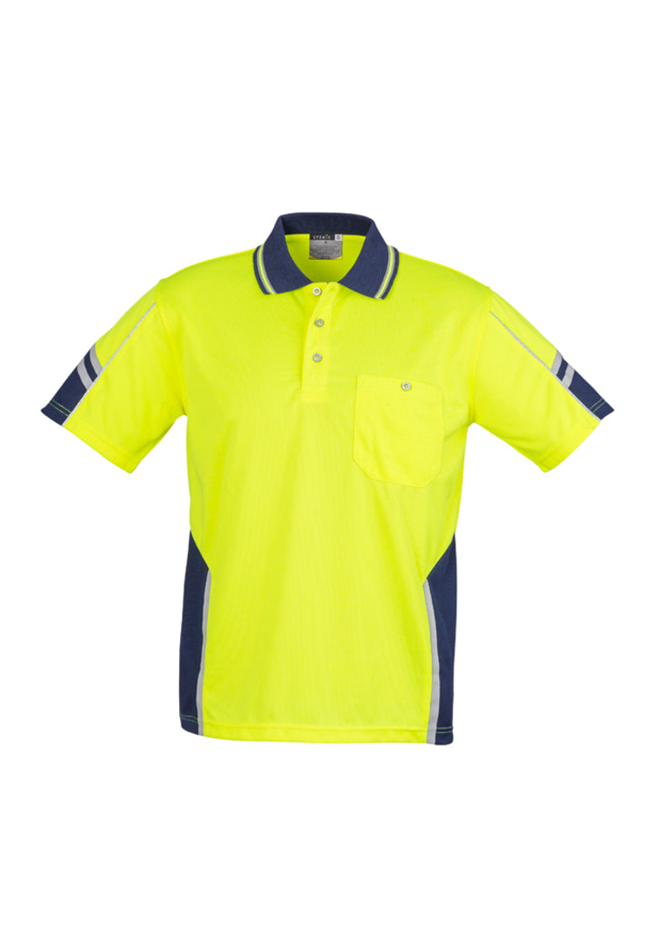 Syzmik Squad HiVis Microfibre Short Sleeve Polo - ZH237