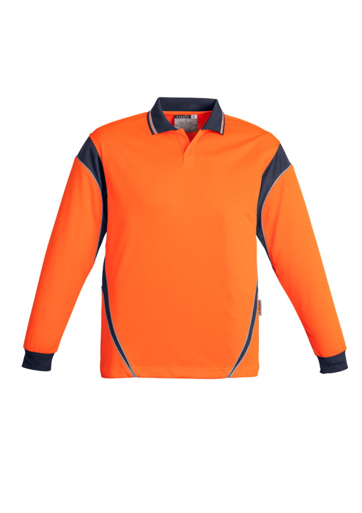 Syzmik Aztec HiVis Microfibre Long Sleeve Polo - ZH249