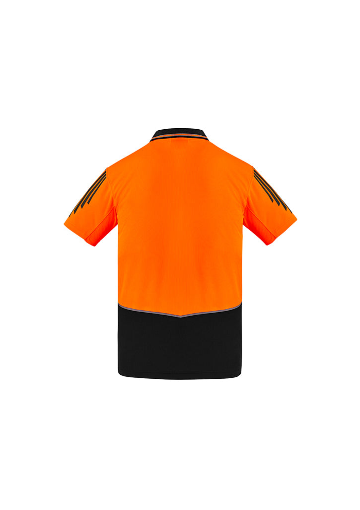 Syzmik Flux HiVis Microfibre Short Sleeve Polo - ZH315