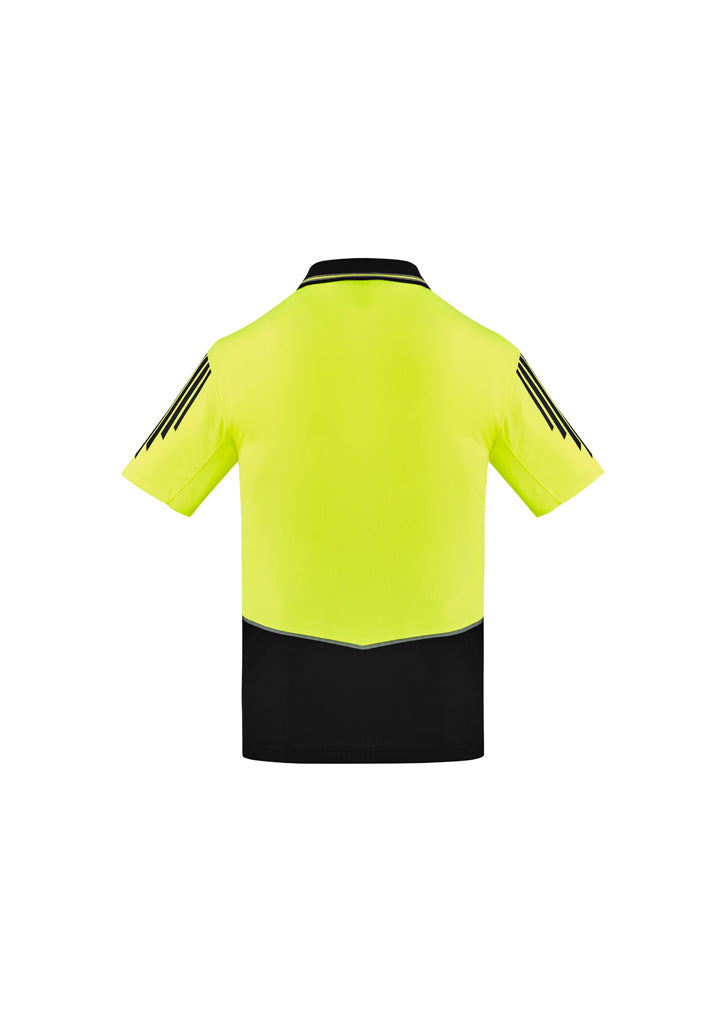 Syzmik Flux HiVis Microfibre Short Sleeve Polo - ZH315