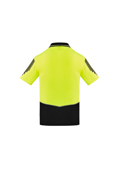 Syzmik Flux HiVis Microfibre Short Sleeve Polo - ZH315