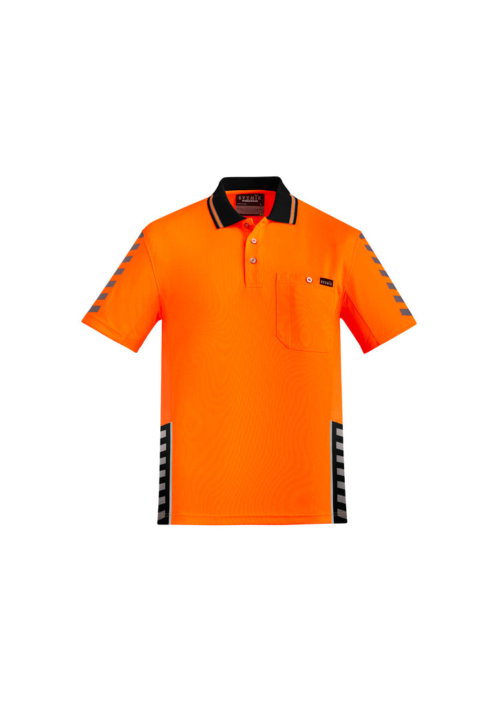 Syzmik Komodo HiVis Microfibre Short Sleeve Polo - ZH320