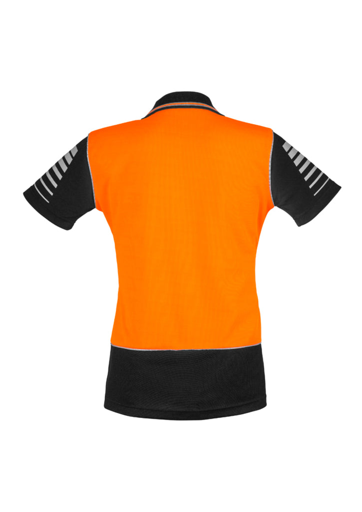 Syzmik Zone Ladies HiVis Microfibre Short Sleeve Polo - ZHL236