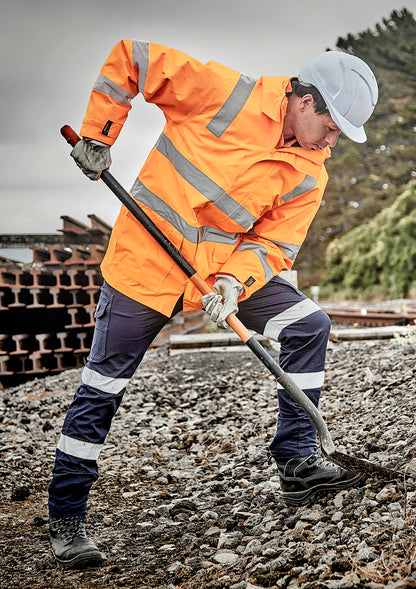 Syzmik Unisex HiVis Vic Rail 4 in 1 Waterproof Jacket