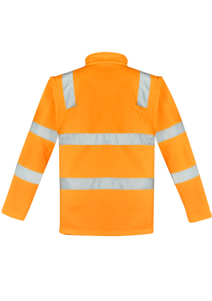 Syzmik Unisex HiVis Vic Rail 2 in 1 Softshell Jacket