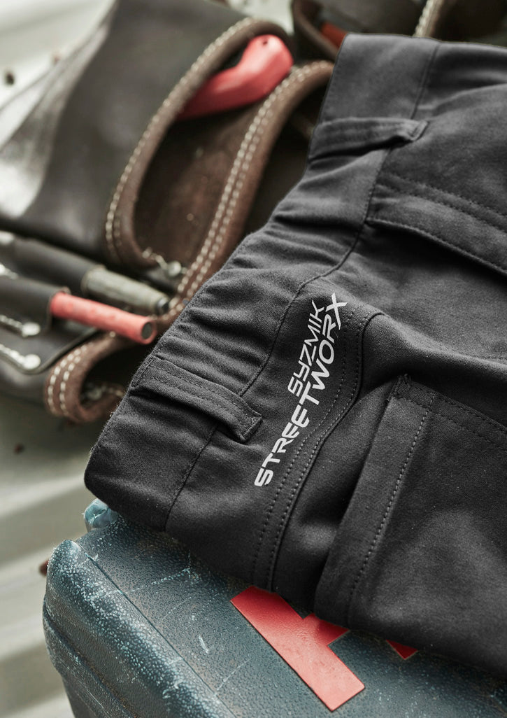 Syzmik Men's Streekworx Stretch Waist Comfort Pant - Khaki