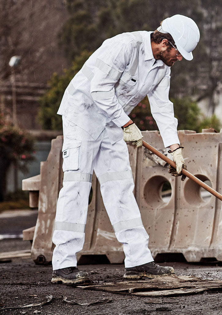 Syzmik Men's Bio Motion Night White Taped Pant - ZP590