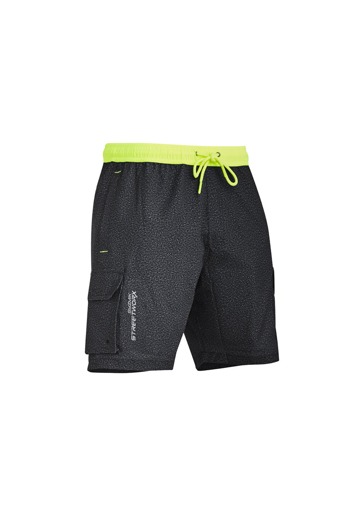 Syzmik Men's Streetworx Stretch Work Board Short - ZS240