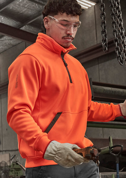 Syzmik Unisex HiVis Water Resistant 1/4 Zip Pullover - ZT665