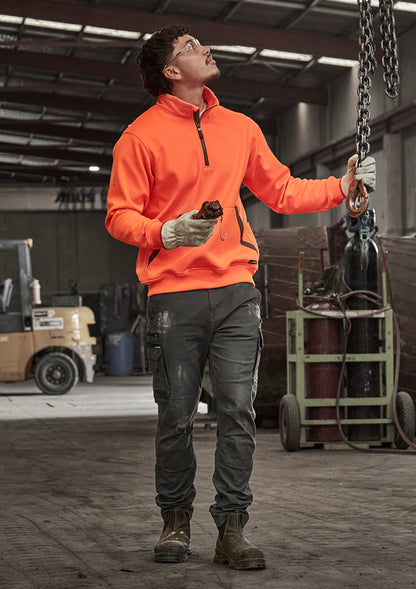 Syzmik Unisex HiVis Water Resistant 1/4 Zip Pullover - ZT665