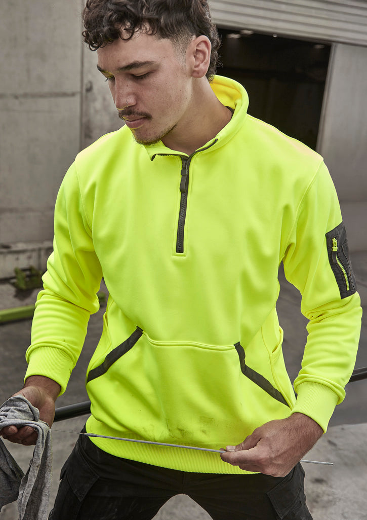 Syzmik Unisex HiVis Water Resistant 1/4 Zip Pullover - ZT665