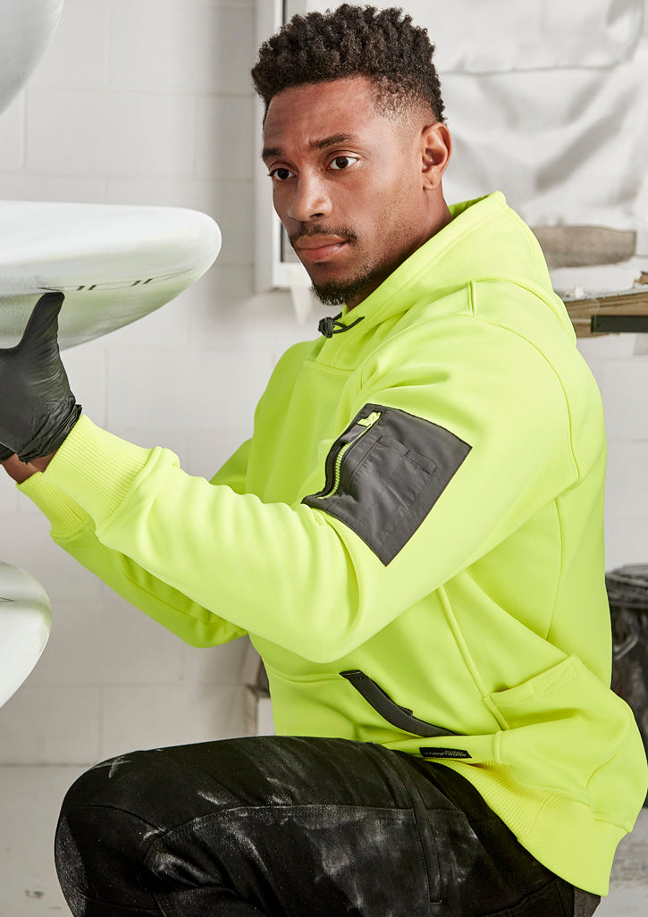 Syzmik Unisex HiVis Water Resistant Hoodie - ZT667