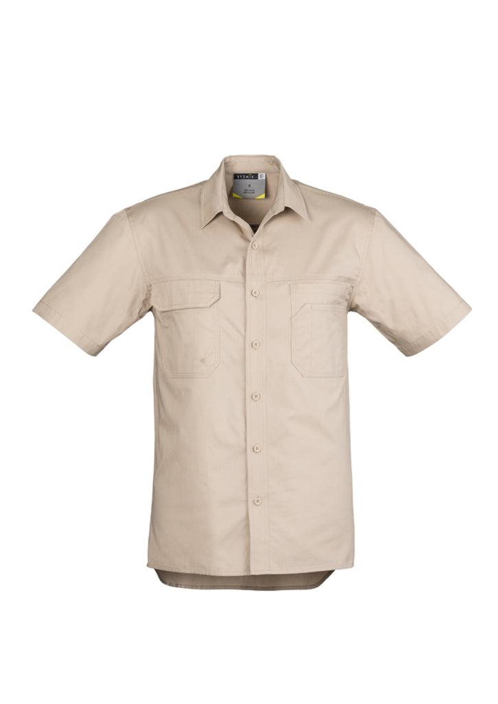 Syzmik Men's Lightweight Tradie Short Sleeve Shirt - ZW120