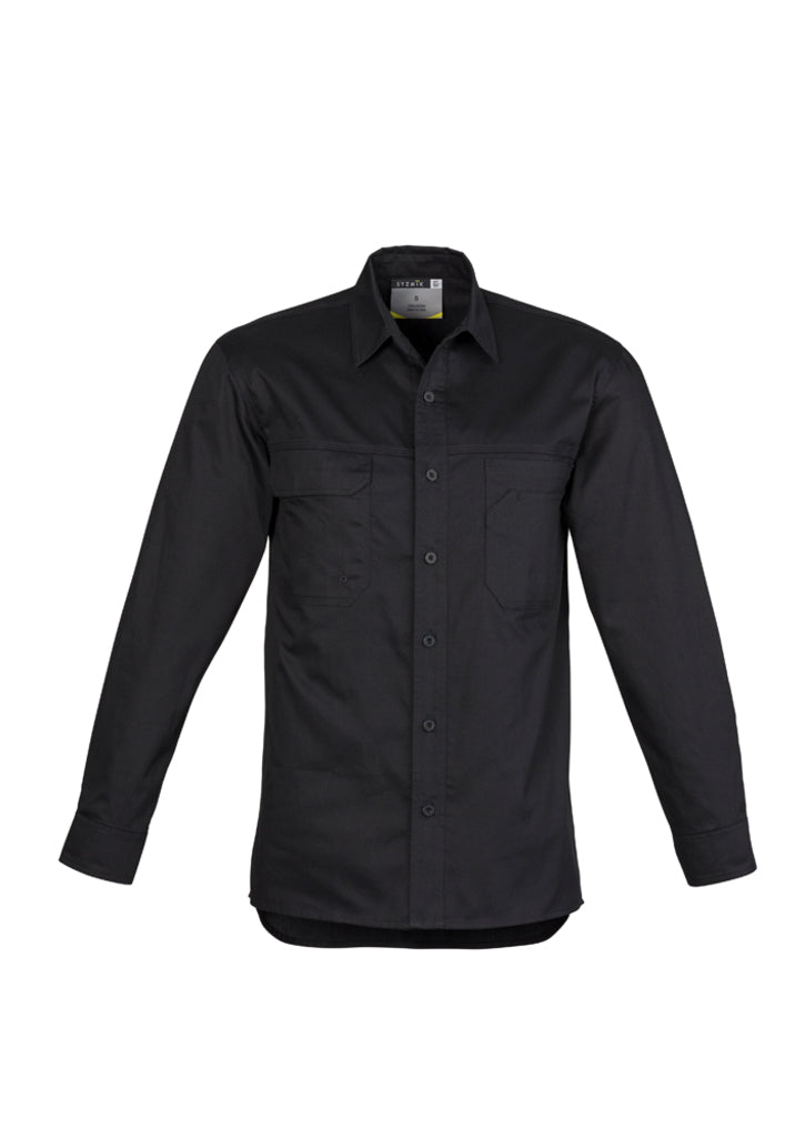 Syzmik Men's Lightweight Tradie Long Sleeve Shirt - ZW121