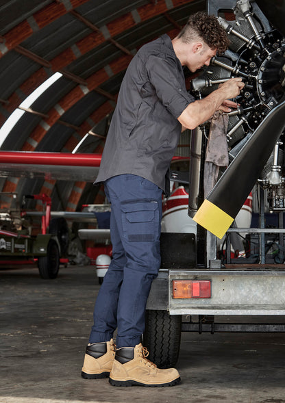 Syzmik Men's Rugged Cooling Ripstop Long Sleeve Shirt - ZW400