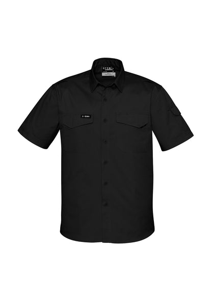Syzmik Men's Rugged Cooling Ripstop Short Sleeve Shirt - ZW405