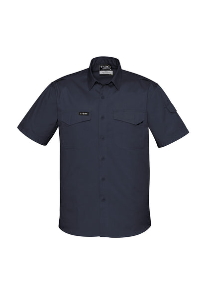 Syzmik Men's Rugged Cooling Ripstop Short Sleeve Shirt - ZW405