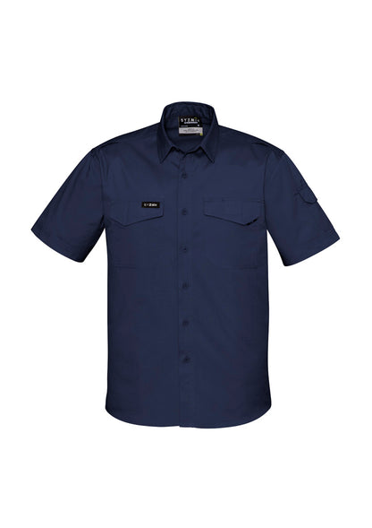 Syzmik Men's Rugged Cooling Ripstop Short Sleeve Shirt - ZW405