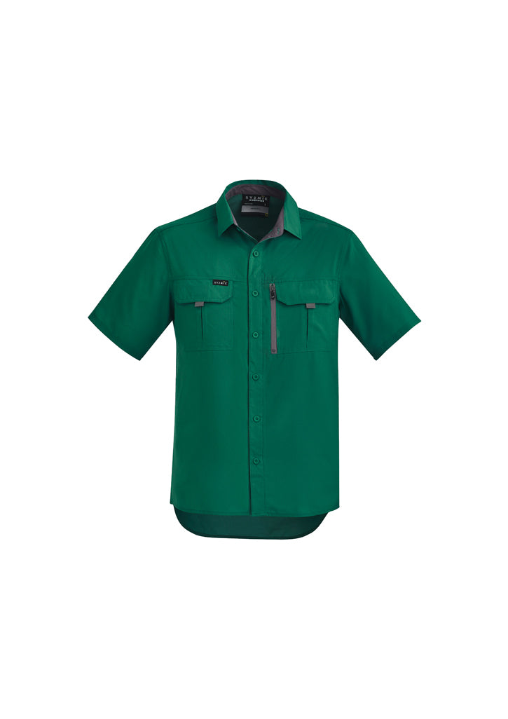 Syzmik Men's Outdoor Ripstop Short Sleeve Shirt - ZW465