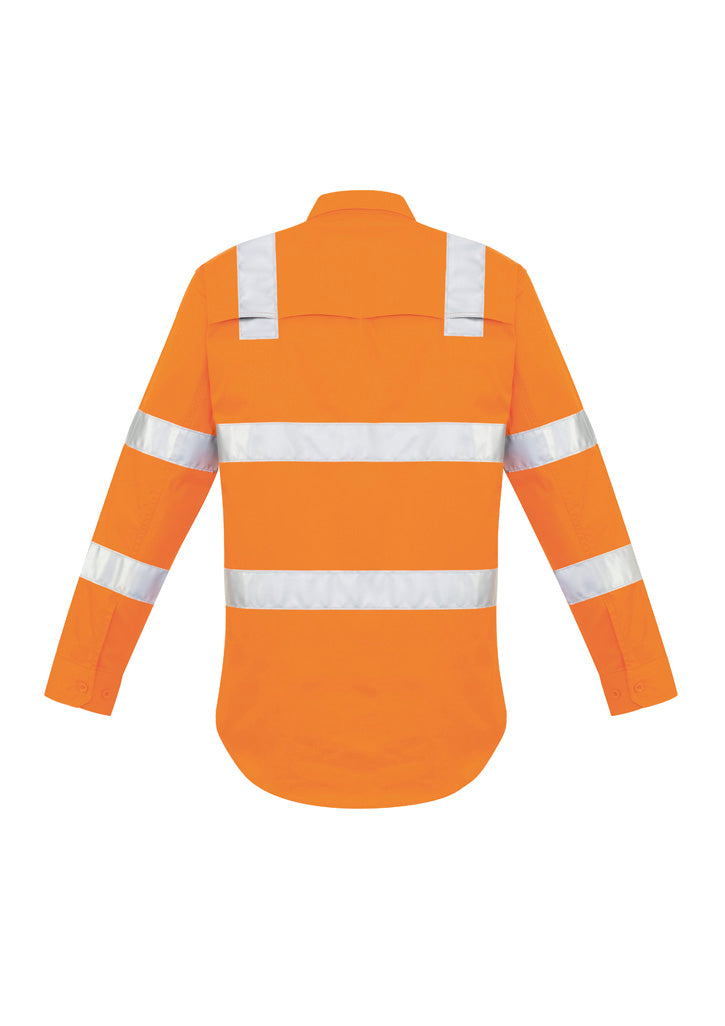Syzmik Men's Bio Motion VIC Rail Long Sleeve Shirt