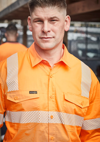 Syzmik Men's VIC Rail Shirt with Segmented Tape