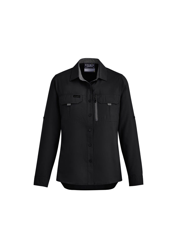 Syzmik Women's Outdoor Ripstop Long Sleeve Shirt - ZW760
