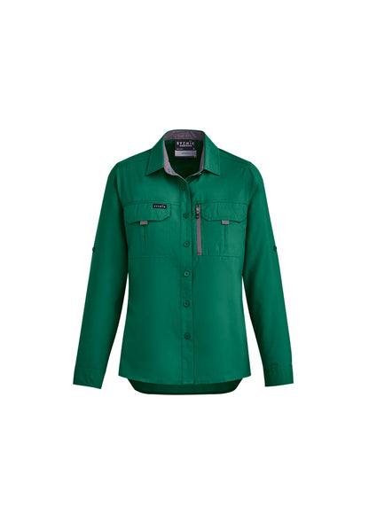 Syzmik Women's Outdoor Ripstop Long Sleeve Shirt - ZW760