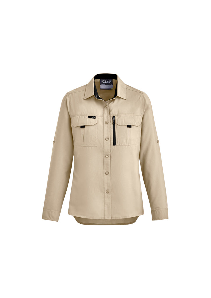 Syzmik Women's Outdoor Ripstop Long Sleeve Shirt - ZW760