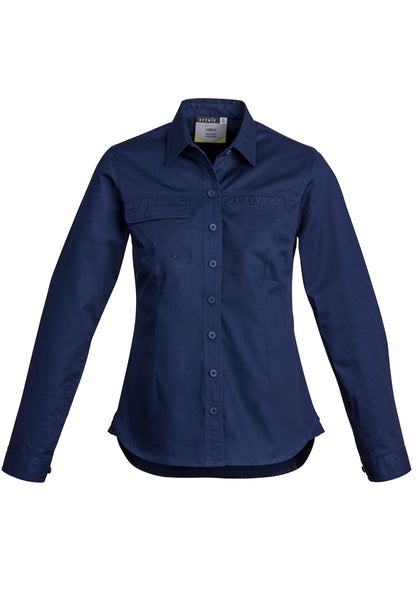 BUNDLE BUYS - 2 x Syzmik Ladies Tradie Lightweight Long Sleeve Shirt - ZWL121