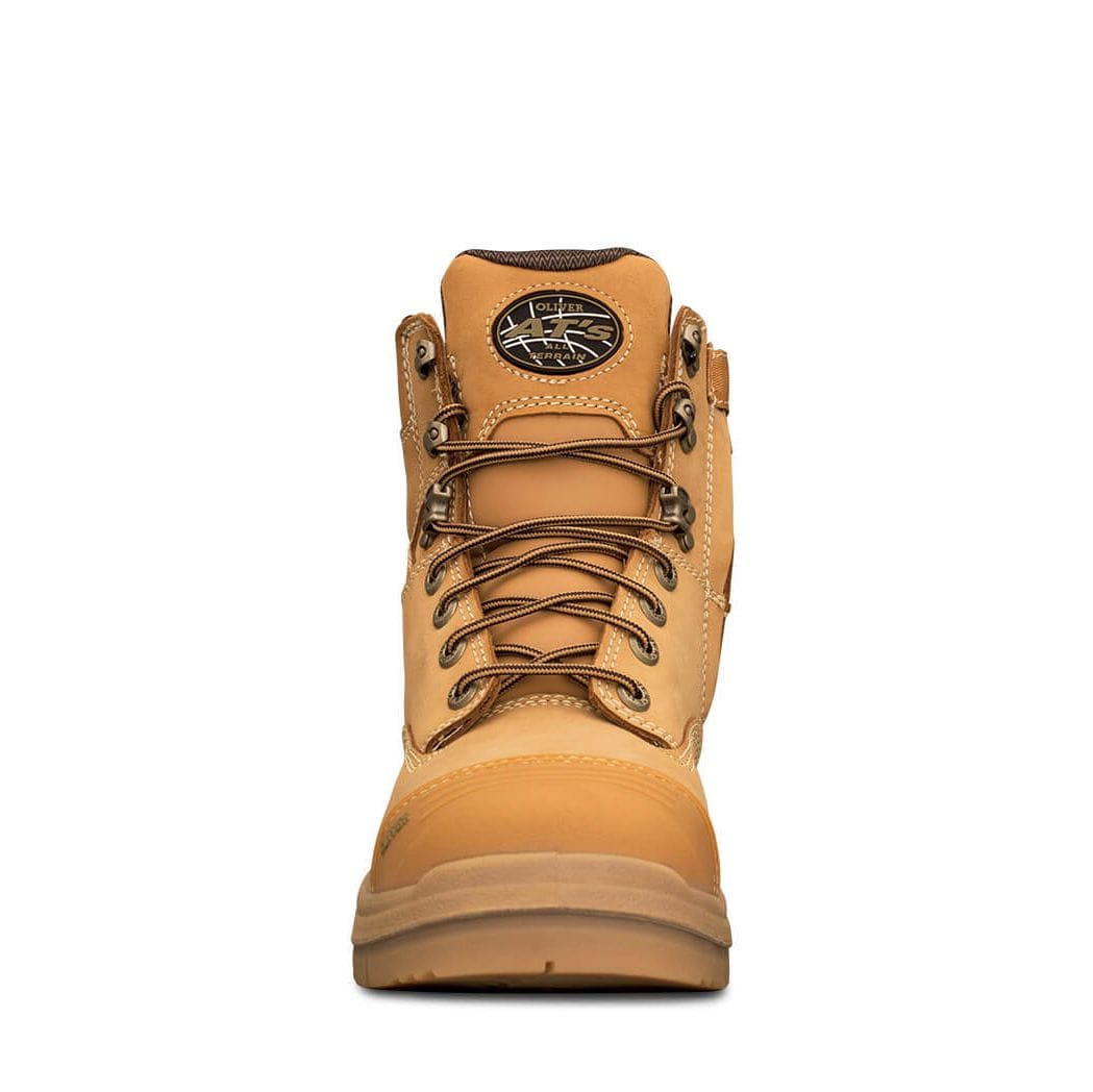Oliver AT55-332Z Series 150mm Zip Sided Boot - Wheat