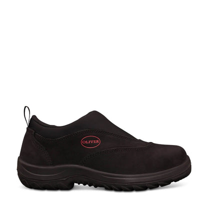 Oliver WB34-610 Slip On Shoe - Black Suede